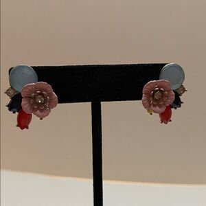 Floral Multi-Color Earrings